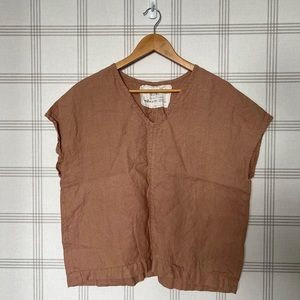 Not Perfect Linen Top
